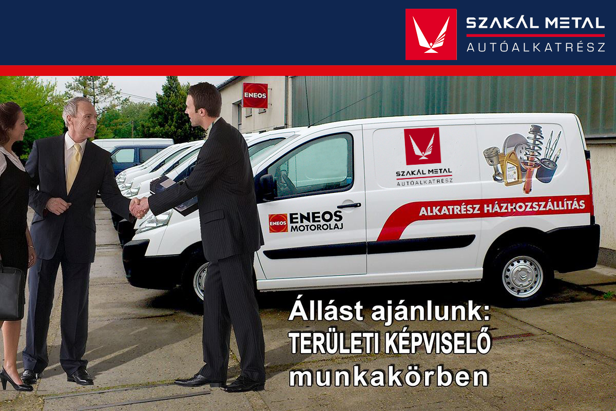 Állásajánlat területi képviselői munkakörre Állásajánlat területi képviselői munkakörre