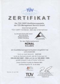 Nural certificate