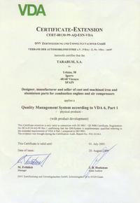 Tarabusi certificate