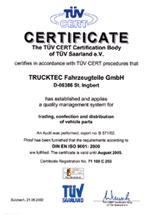 Trucktec certificate