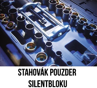 Stahovák pouzder silentbloku