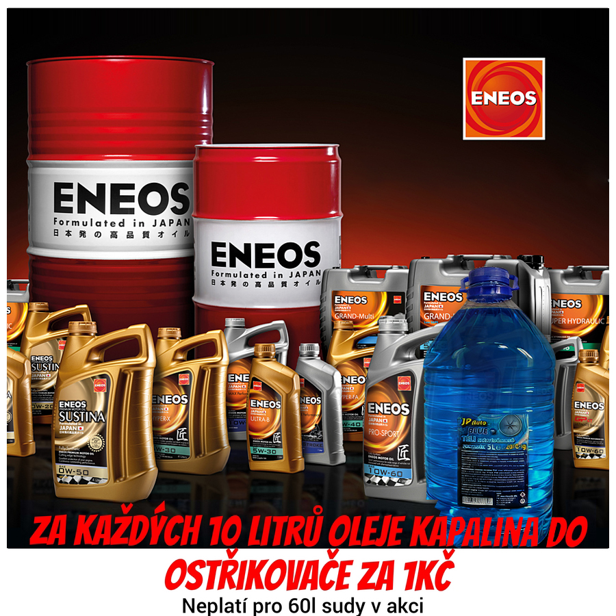 Akce ENEOS – dárek: kapalina do ostřikovačů za 1 KČ