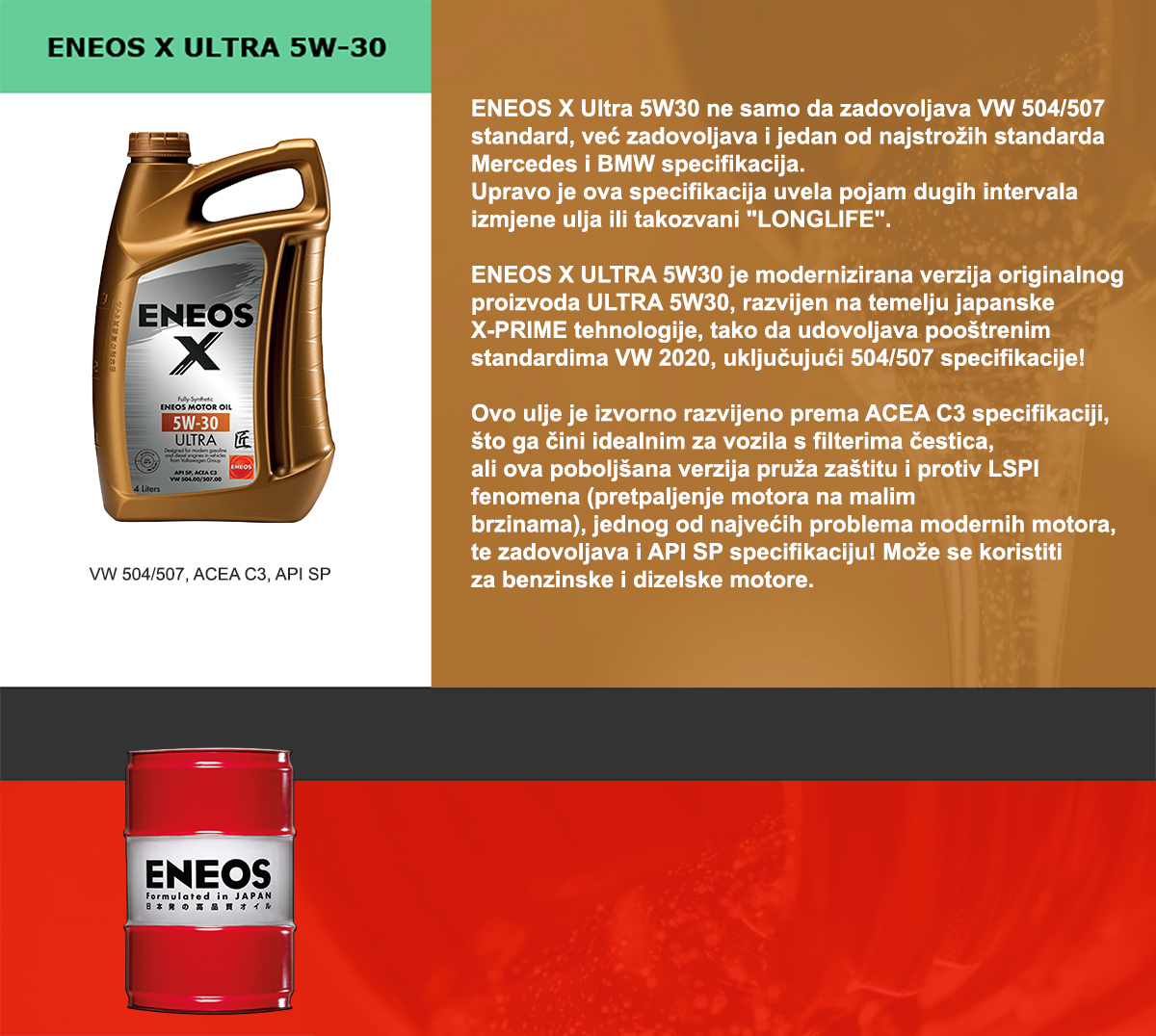 ENEOS Ultra X 5W-30