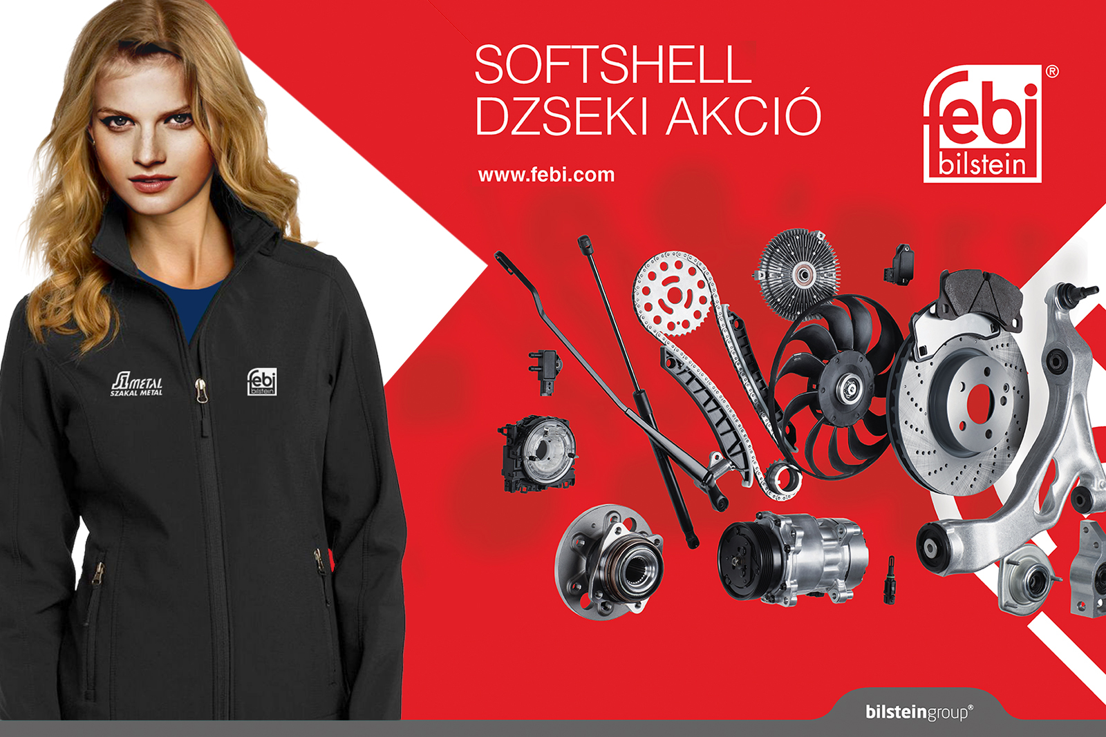 Febi softshell dzseki akció