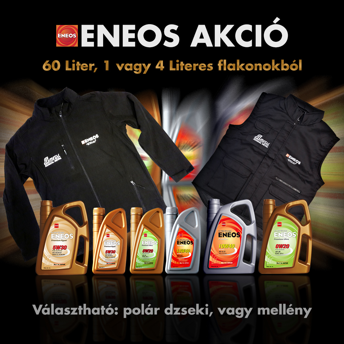 ENEOS dzseki-mellény akció