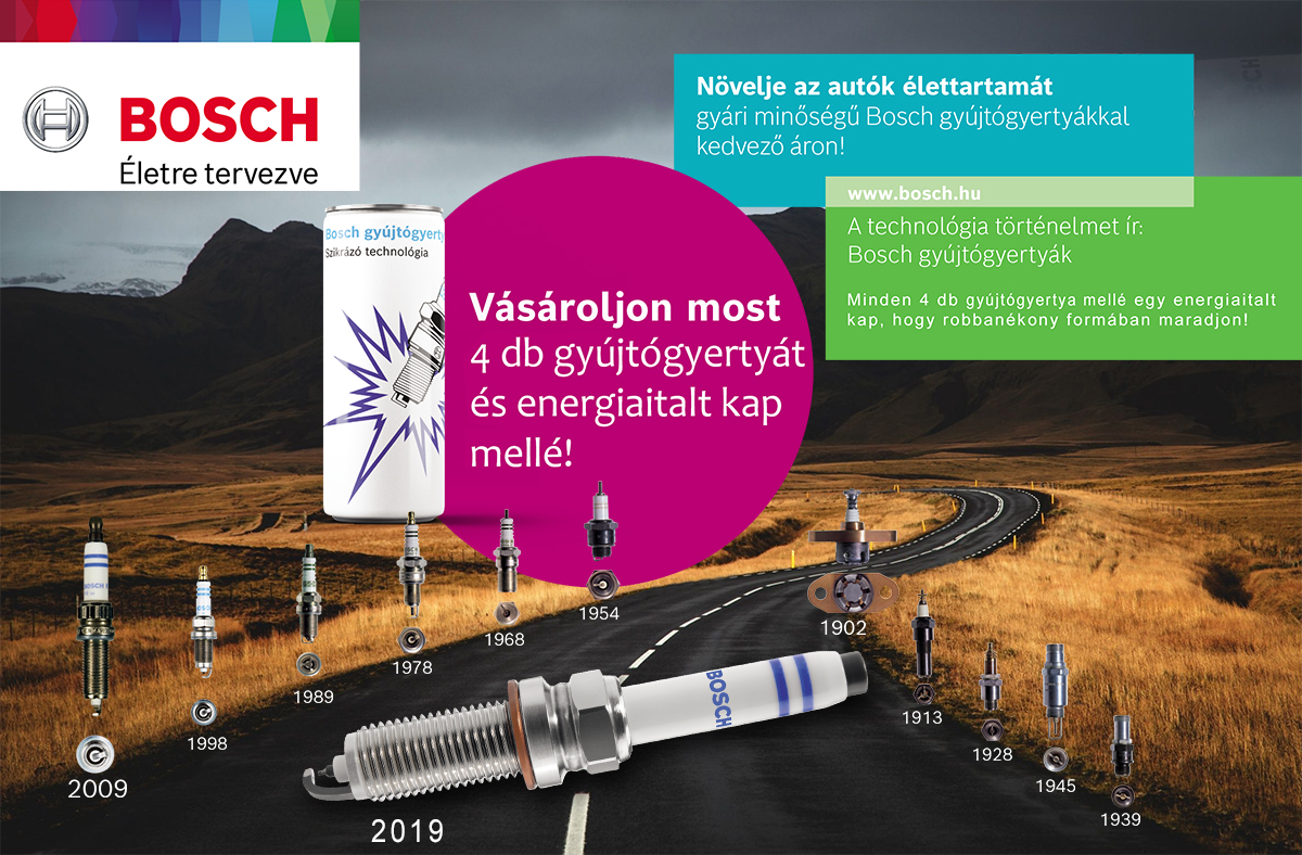 BOSCH gyújtógyertya akció