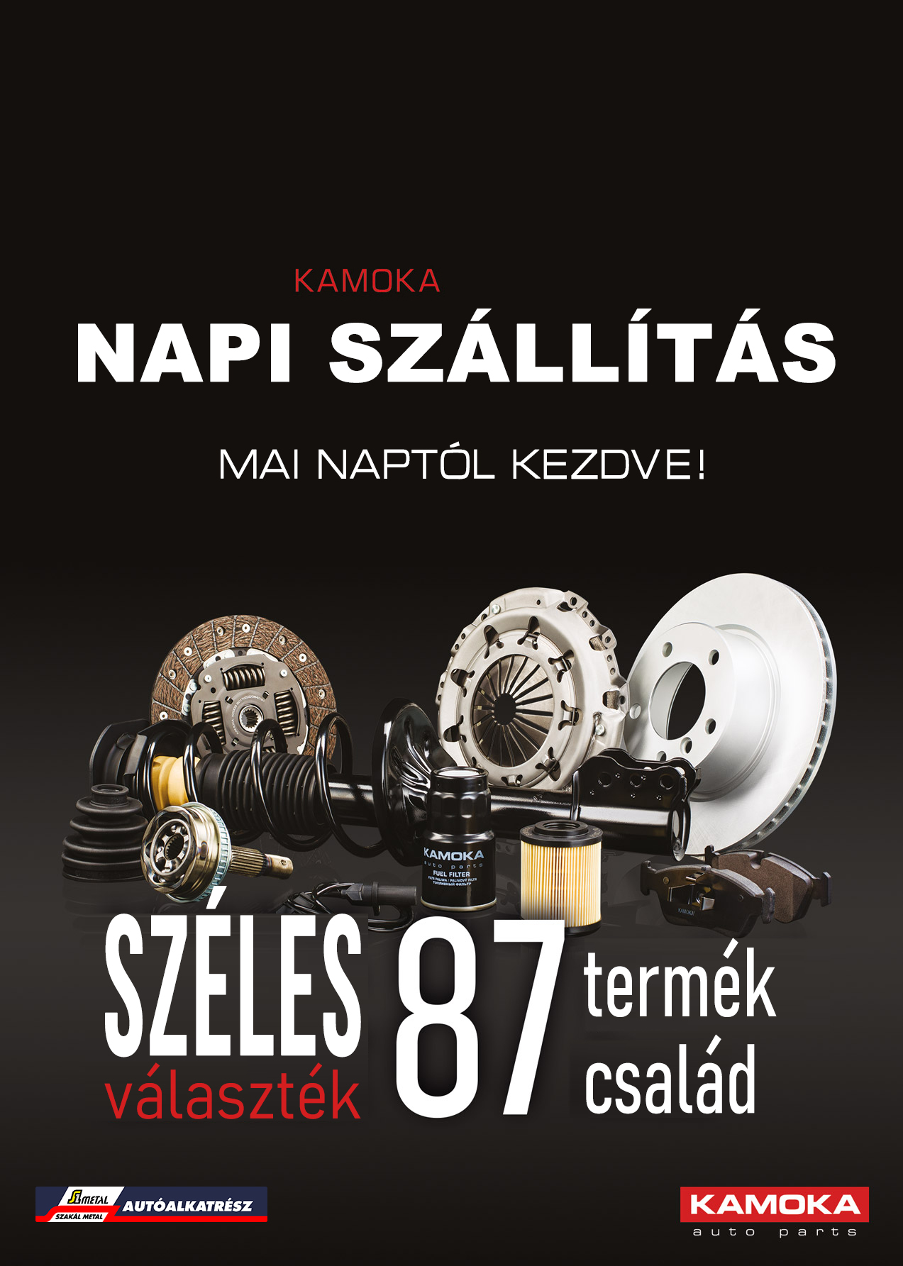 KAMOKA napi kiszállítással