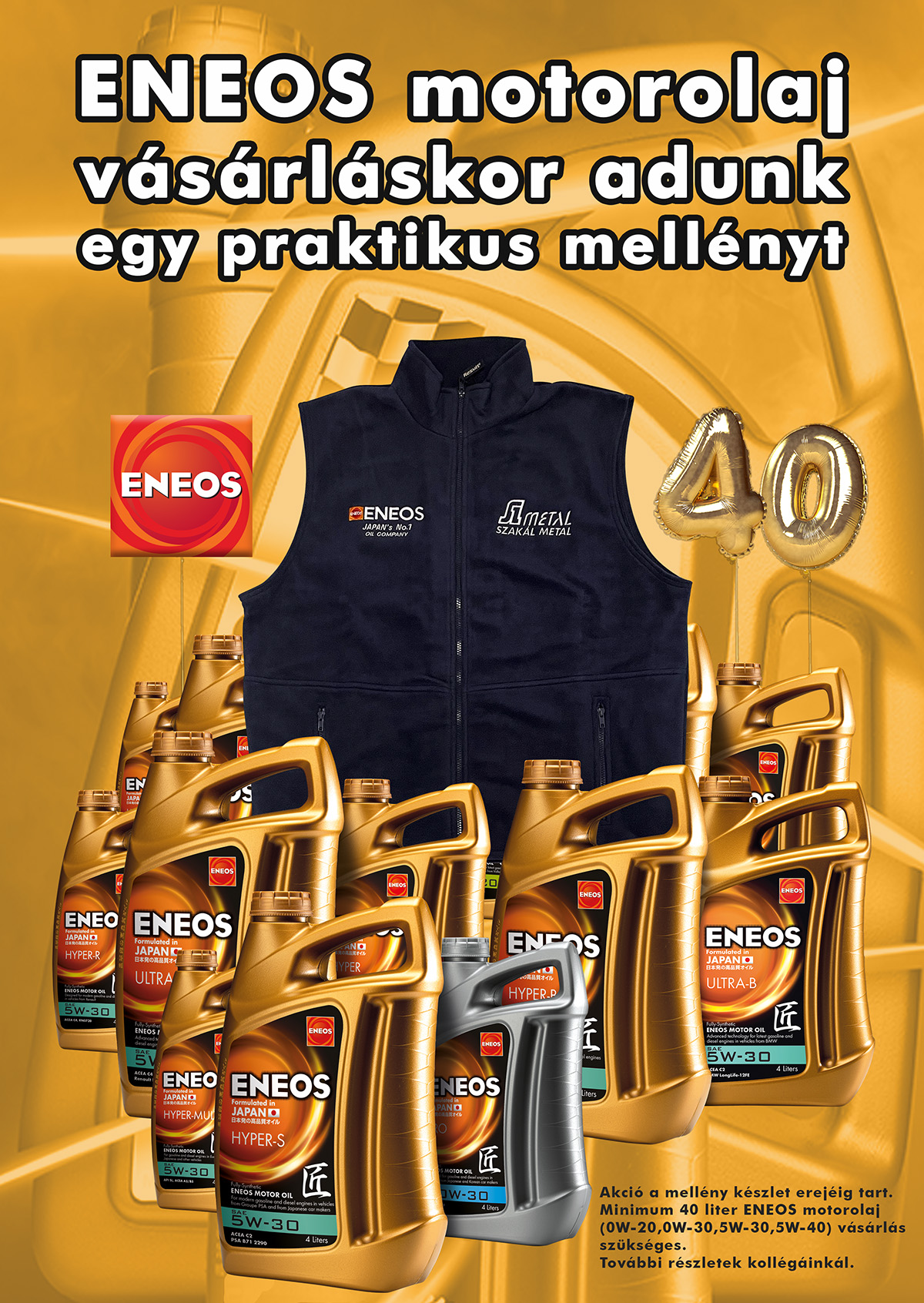 ENEOS mellényes akció