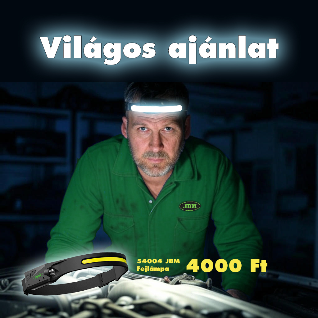 JBM fejlámpa akció