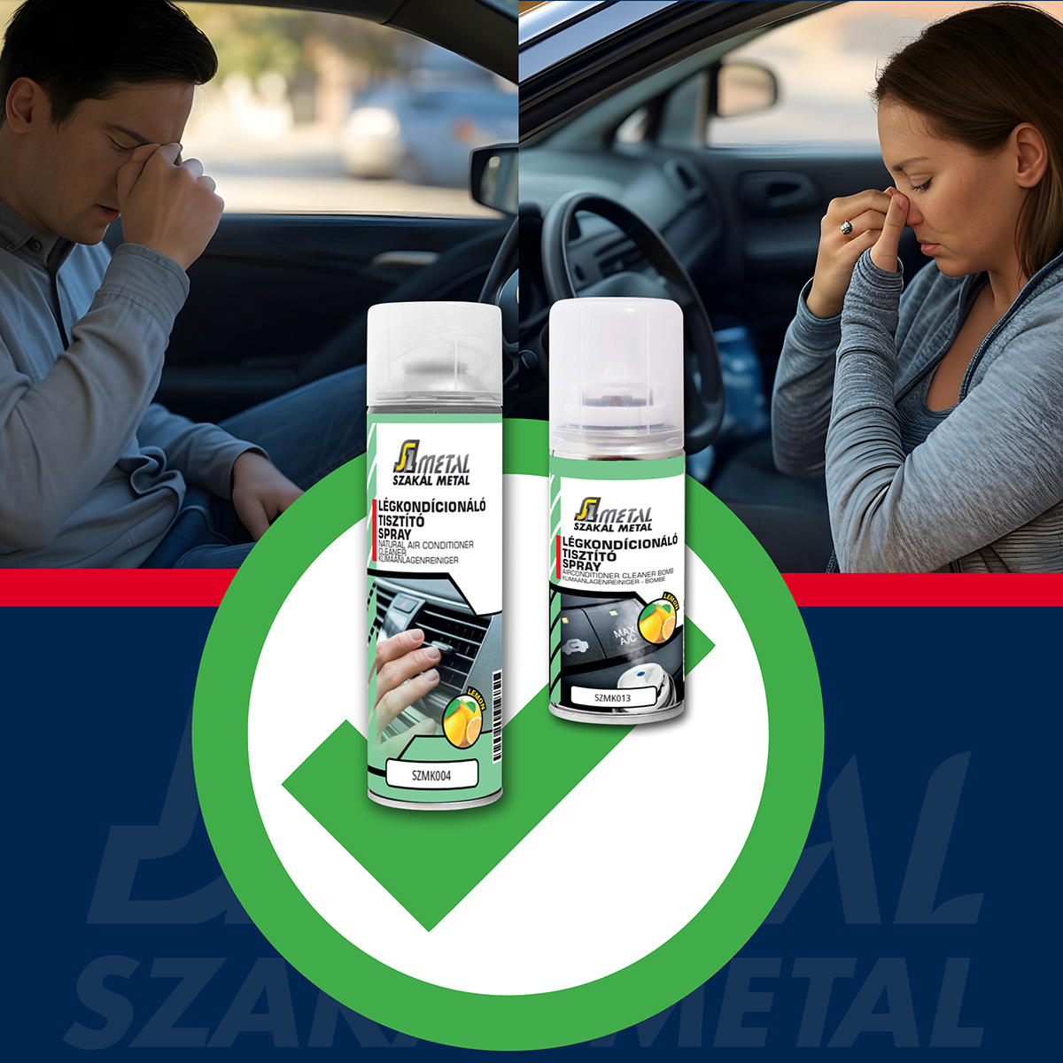 Szakál Metal klímtisztító spray Szakál Metal klímtisztító spray