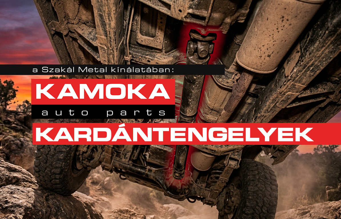 Kardántengelyek széles választéka a Szakál Metalnál