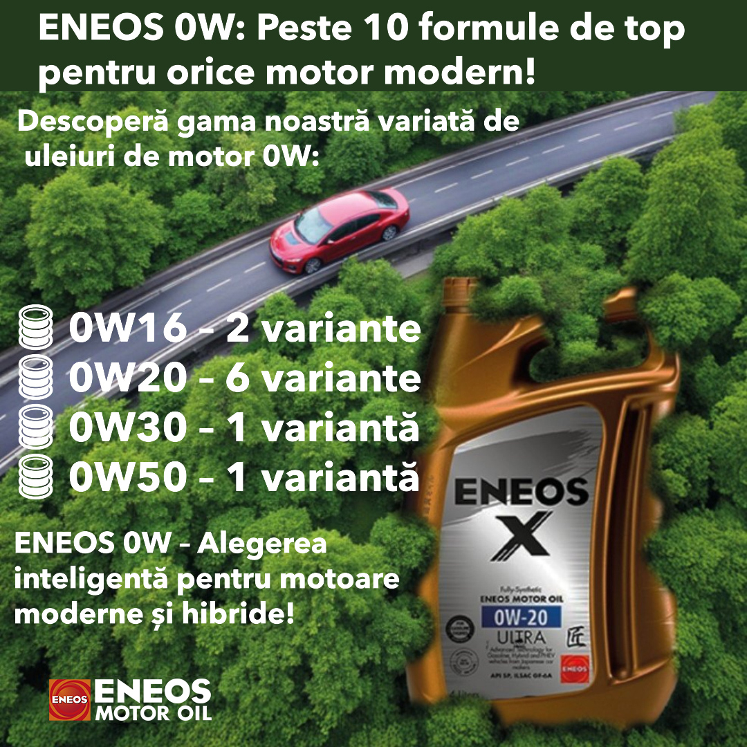 Descoperă gama noastră variată de uleiuri de motor 0W