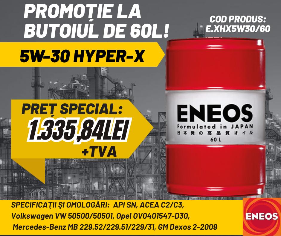ENEOS X 5W-30 Hyper-X 60L -Preț Special!