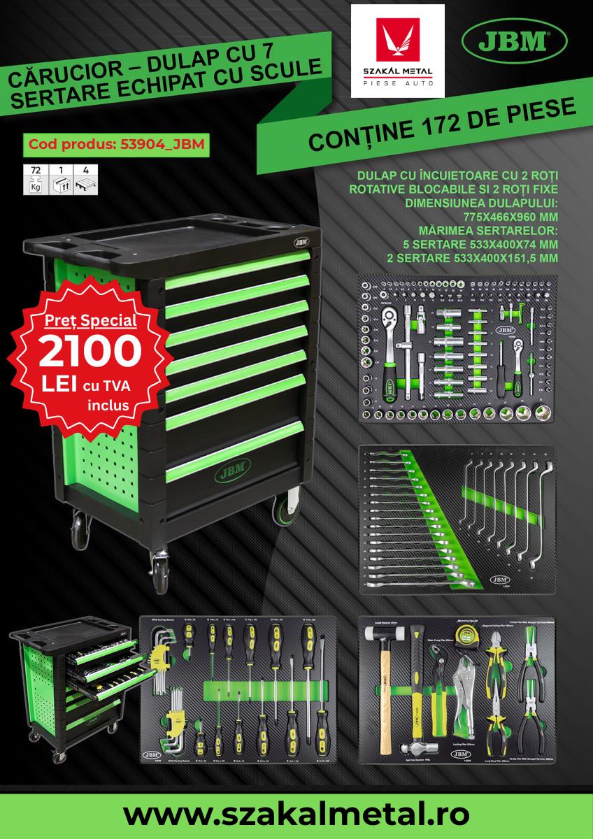 Cărucior - dulap echipat cu scule JBM 53904