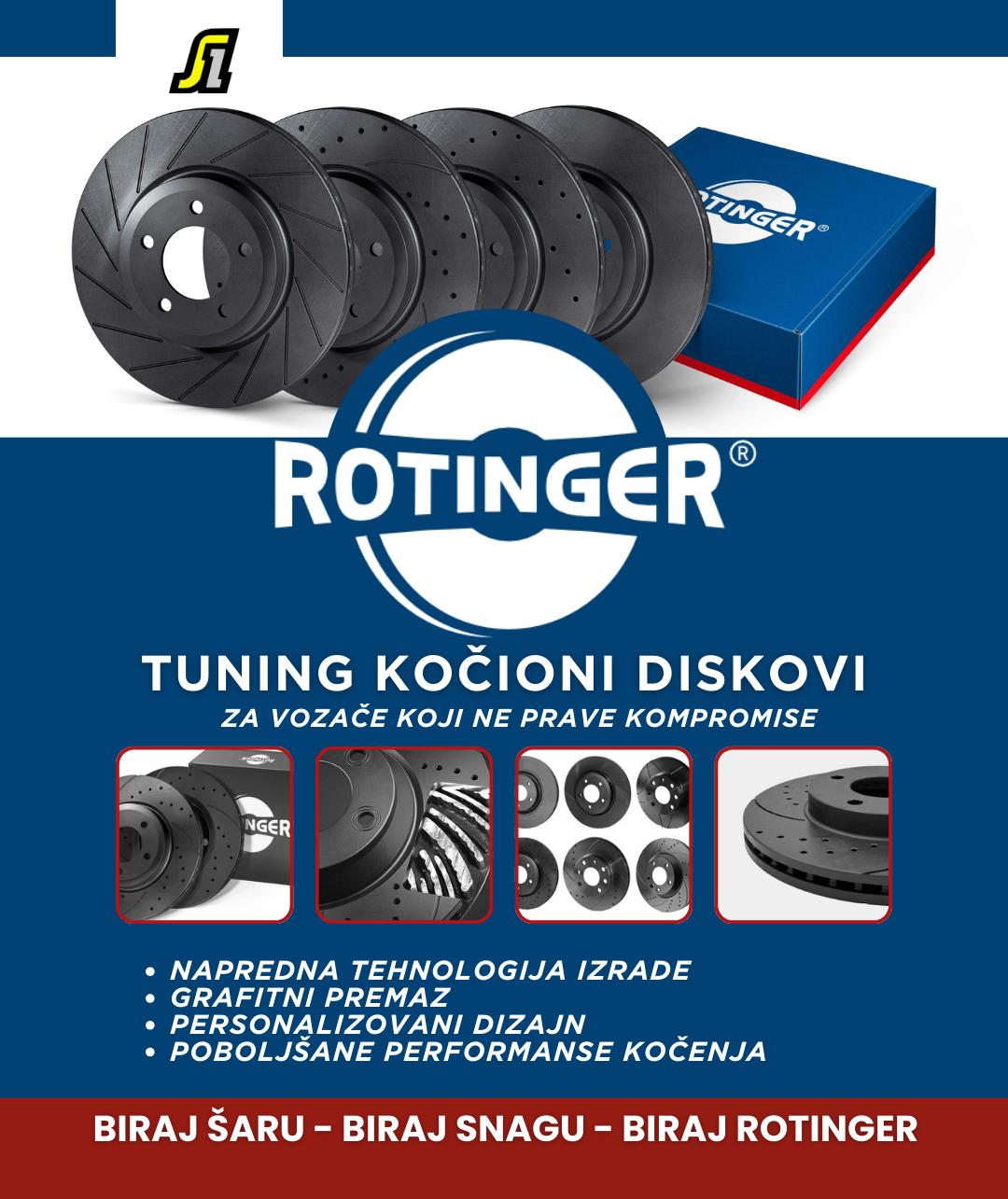 ROTINGER Tuning Kočioni Diskovi