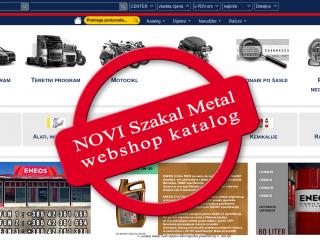 Novi webshop katalog