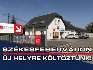 Székesfehérváron új helyen!